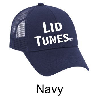 Lid Tunes Mesh Back Navy Cap